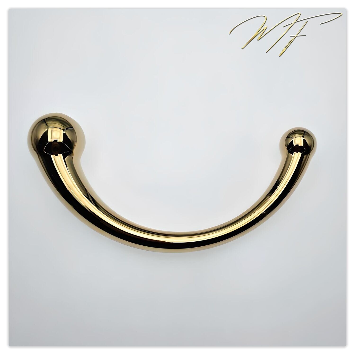 Vaginal-/Anal-Dildo gold klein