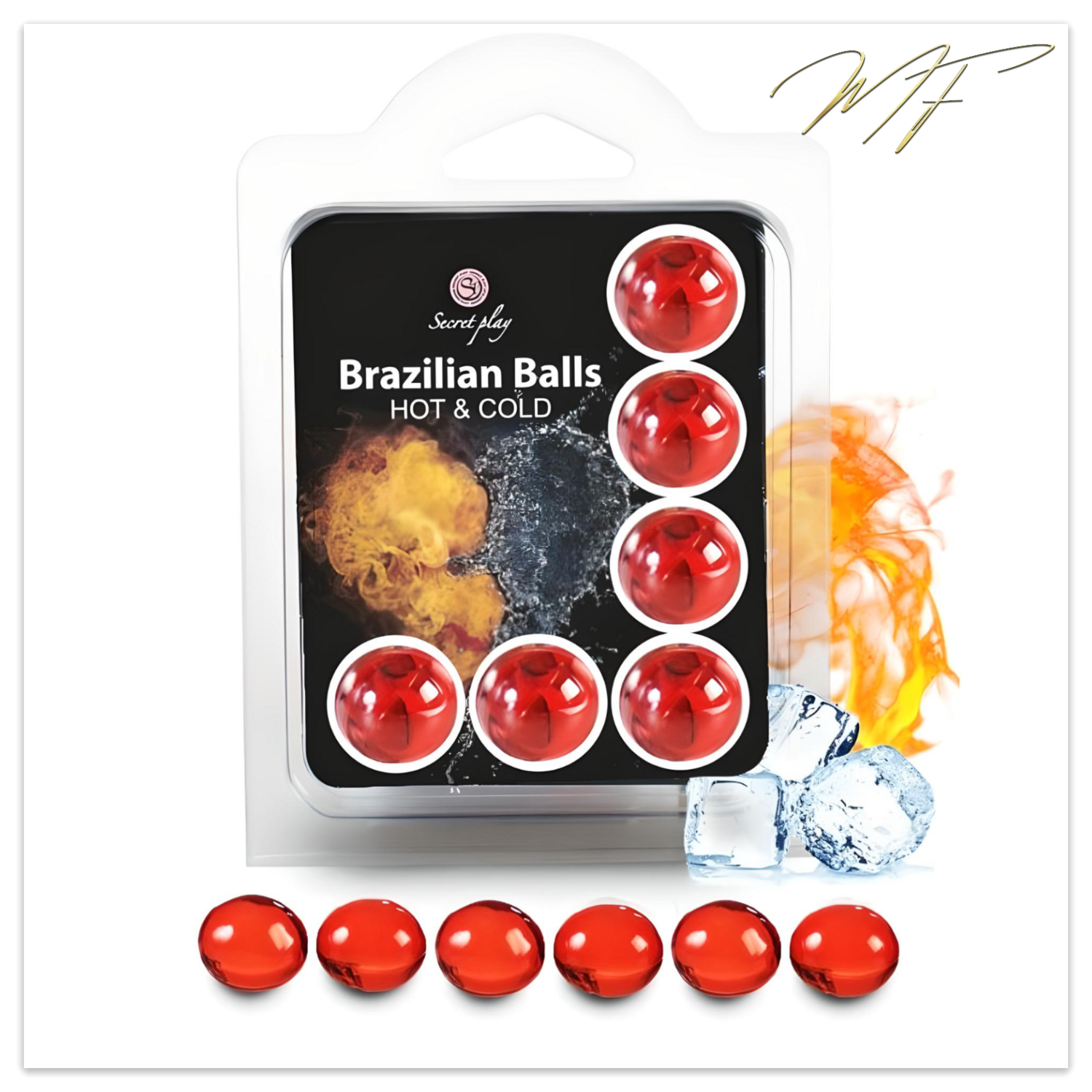 Brazilian Balls Massage- und Gleitöl - Wärme- und Kälte-Effekt
