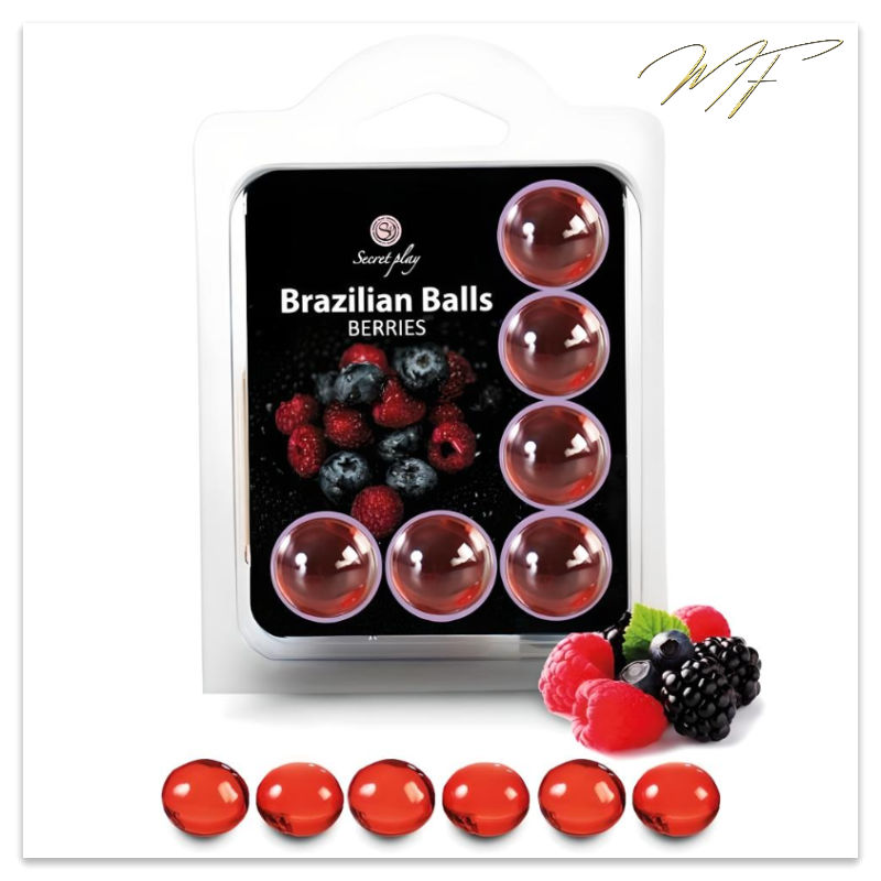 Brazilian Balls Massage- und Gleitöl - Waldbeere
