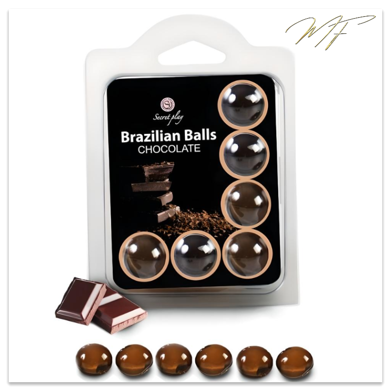 Brazilian Balls Massage- und Gleitöl - Schokolade
