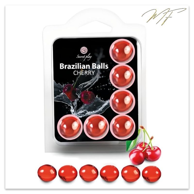 Brazilian Balls Massage- und Gleitöl - Kirsche