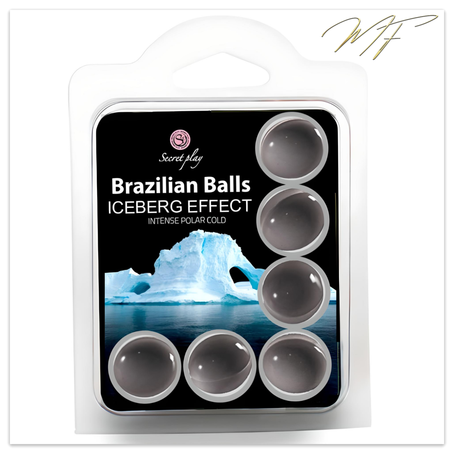 Brazilian Balls Massage- und Gleitöl - Eisberg-Effekt
