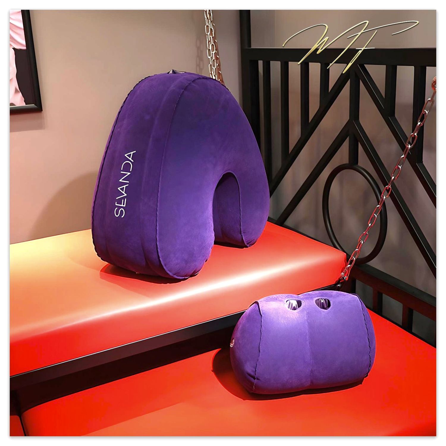 Dildokissen-Set Violett