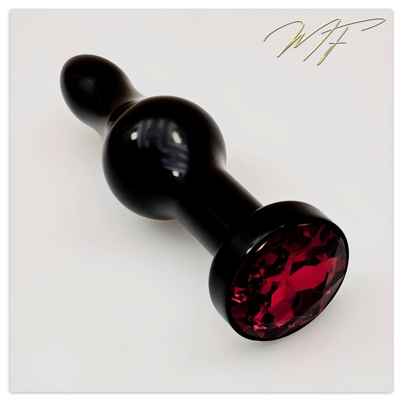 Anal-Plug schwarz/rot Anal-Plug schwarz/rot