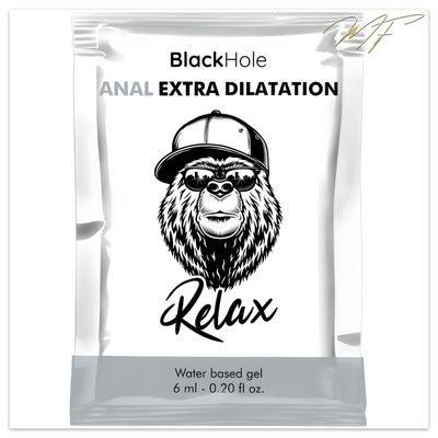 BLACK HOLE Analgel auf Wasserbasis - Einzeldosis