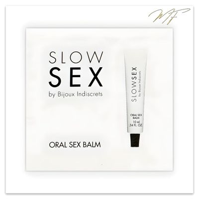 BIJOUX SLOW SEX Oral Sex Balm - Einzeldosis BIJOUX SLOW SEX Oral Sex Balm - Einzeldosis