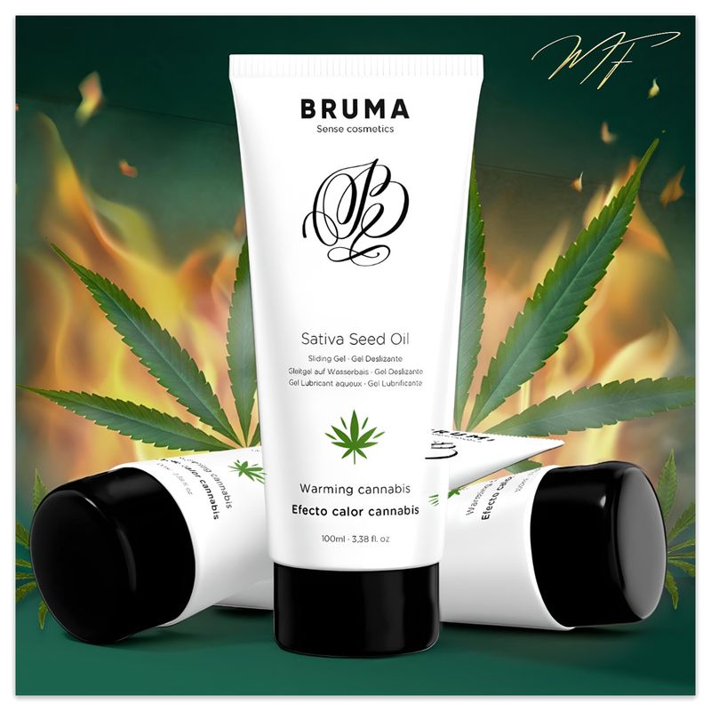 BRUMA - ALOE VERA Gleitgel mit Sativa-Samenöl - Wärme-Effekt