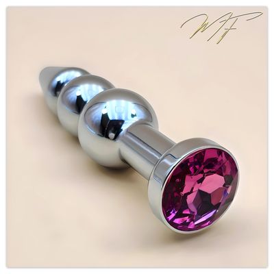 Plug  silber/pink