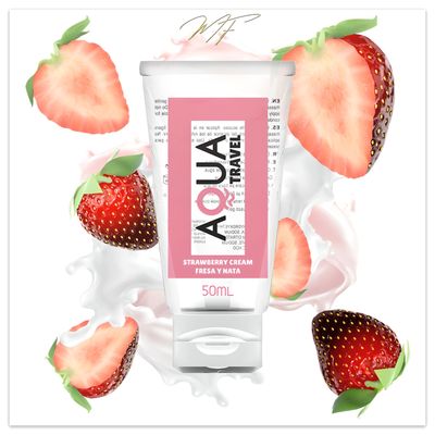 AQUA TRAVEL Erdbeer - Gleitgel auf Wasserbasis