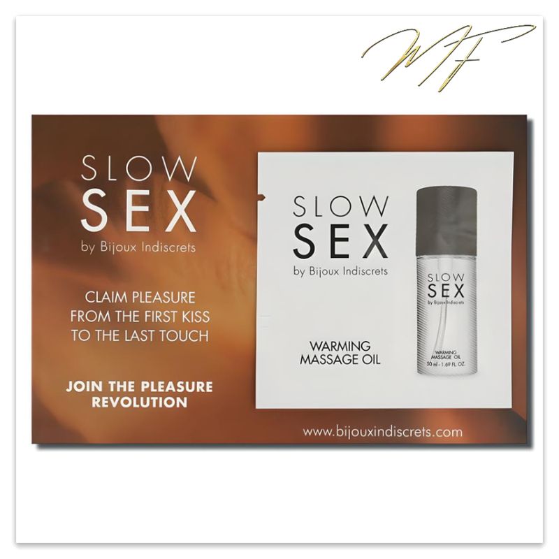 BIJOUX SLOW SEX Wärmendes Massageöl - Einzeldosis