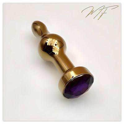 Anal-Plug gold/violett