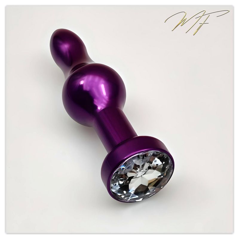 Anal-Plug violett/klar Anal-Plug violett/klar