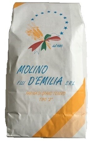 FARINA DI GRANO TENERO TIPO "2" 1Kg