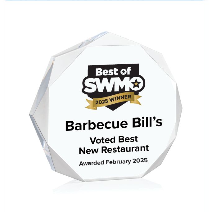 Acrylic Winner&#39;s Award - Clear Octagon