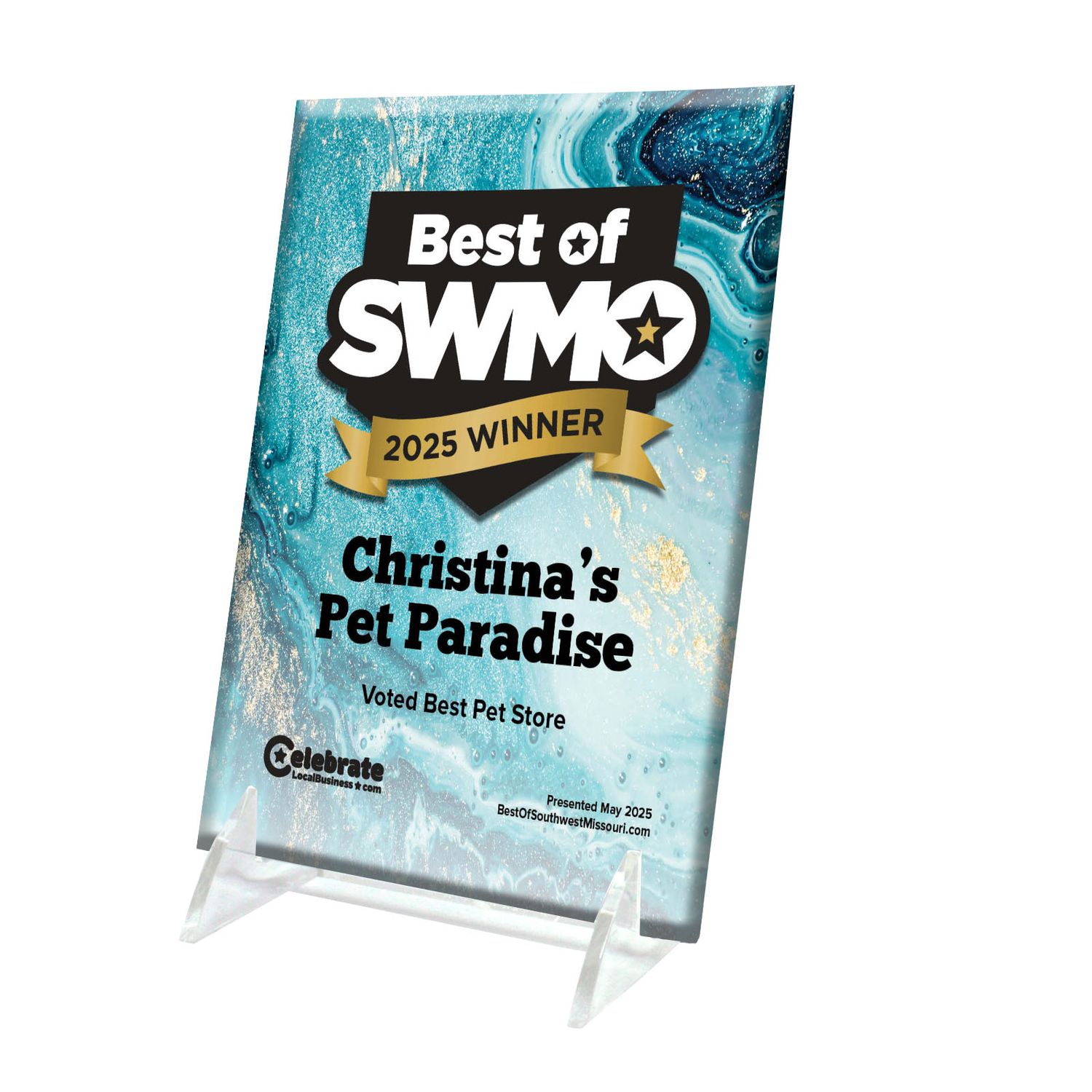 Crystal Keepsake Plaque