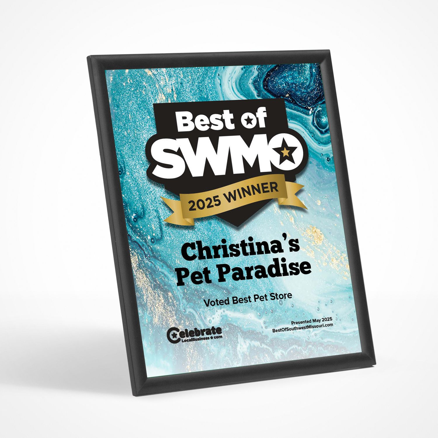 Winner&#39;s Modern Plaque