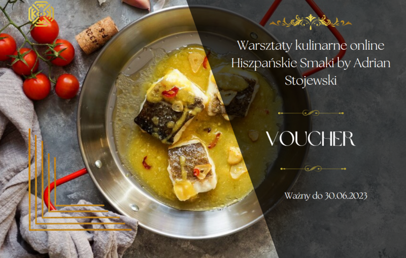 Voucher na warsztaty kulinarne online z wysyłką składników