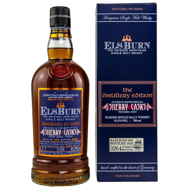 Elsburn Distillery Edition Batch 003 (2022) Sherry Casks Elsburn Distillery Edition Batch 003 (2022) Sherry Casks