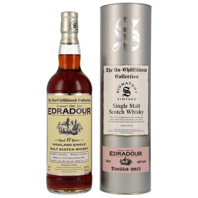 Edradour (2013/2023) - Signatory Vintage Un-Chillfiltered #281 #282 #283 #284