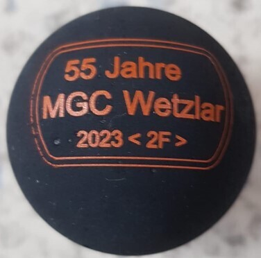 Minigolfball &quot;55 Jahre MGC Wetzlar&quot; (kr)