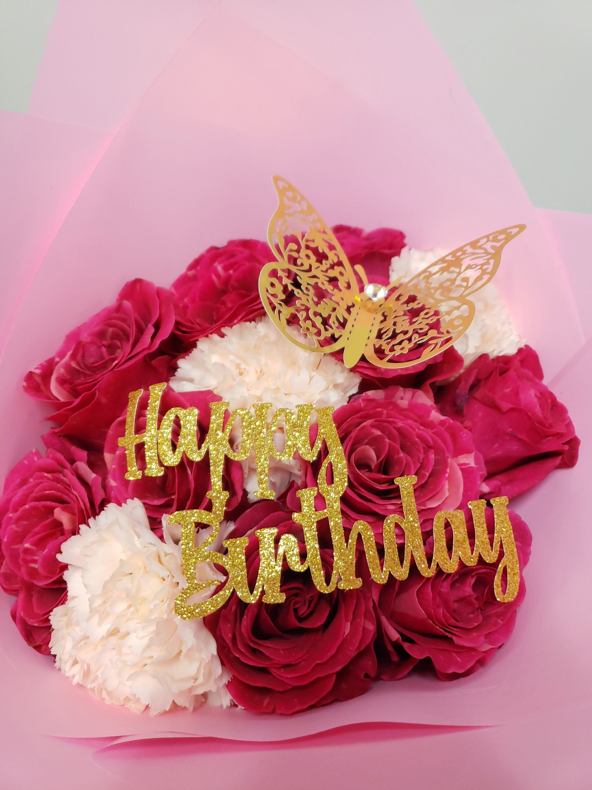 Rose and carnation bouquet