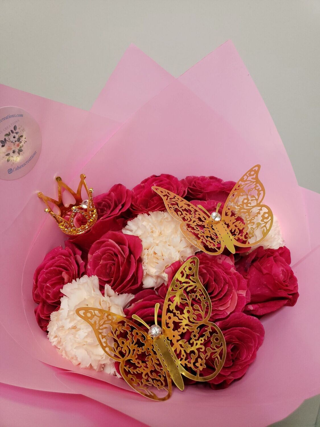 Rose and carnation bouquet