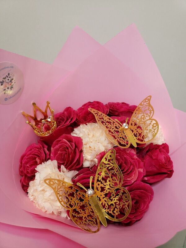 Rose and carnation bouquet