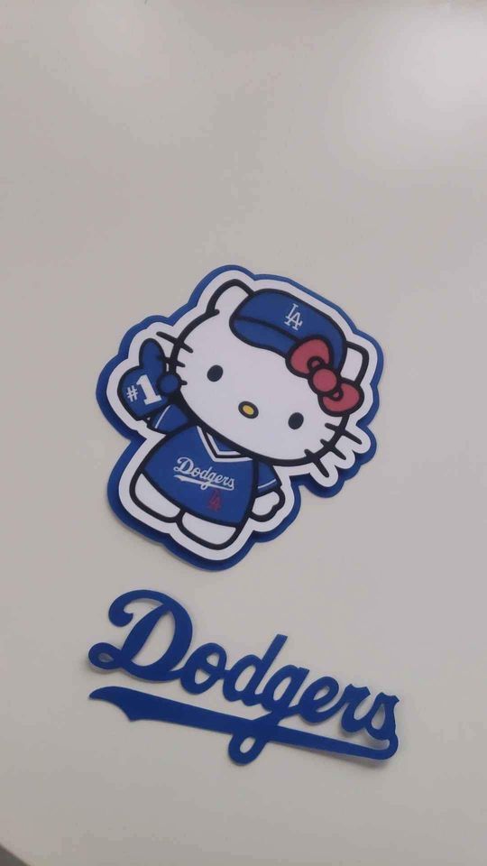 Hello Kitty Dodgers toppers