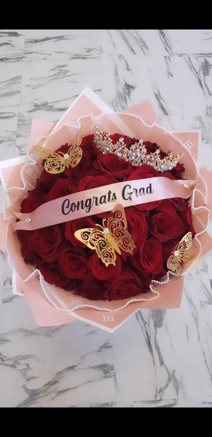Graduation 50 Rose Bouquet