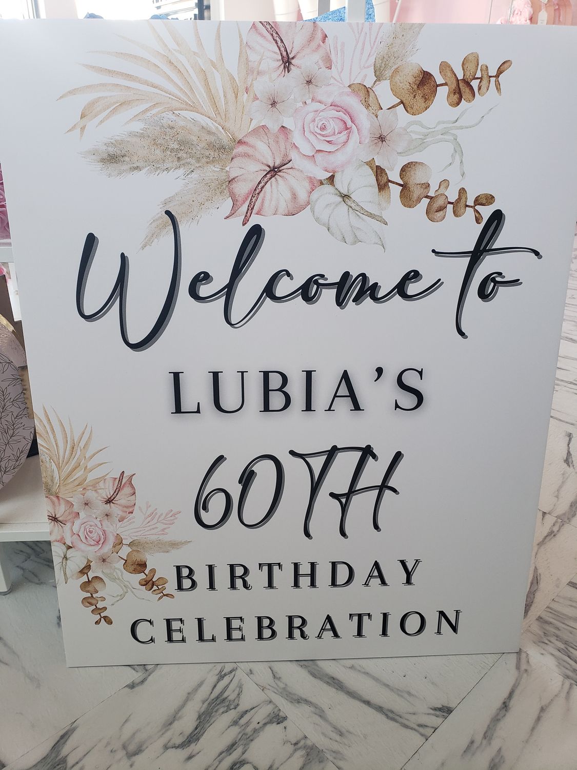 Event foam Board signs