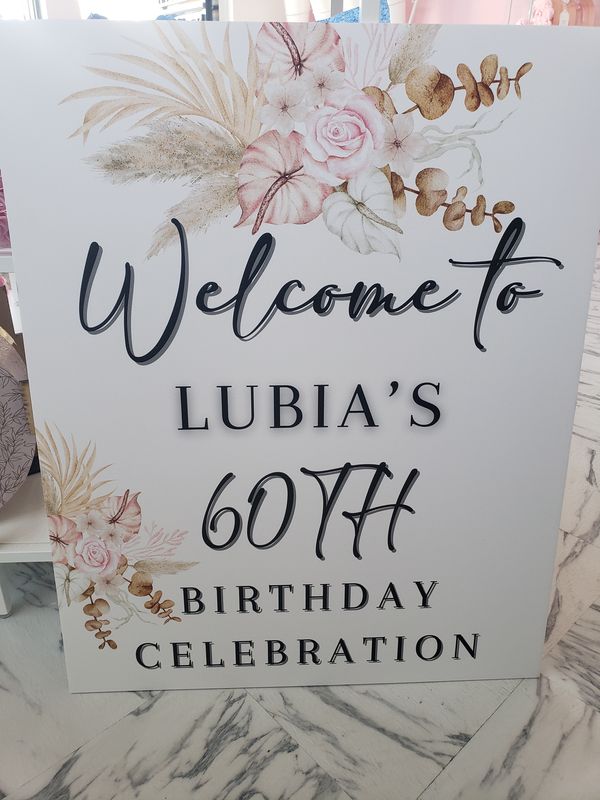 Event foam Board signs