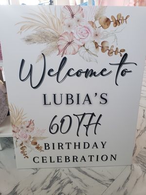 Event foam Board signs