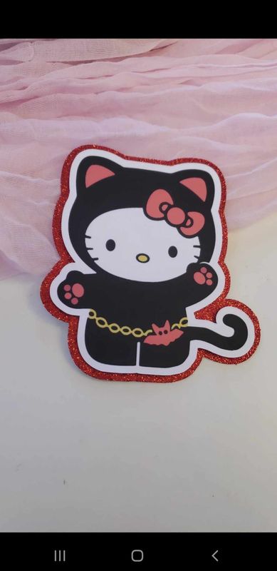 Hello Kitty spooky Skeleton Topper