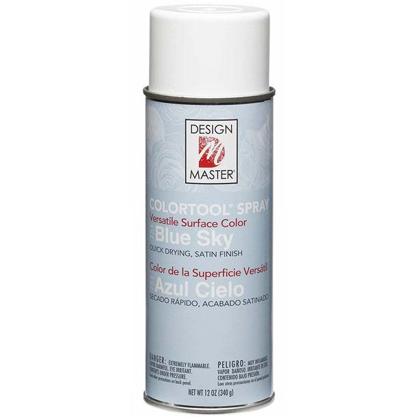 Sky Blue Floral Spray paint