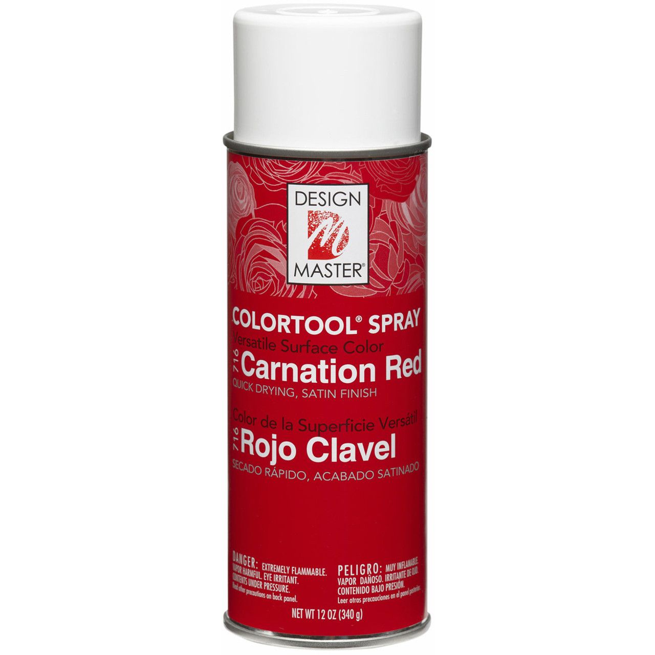Carnation red floral Spray paint