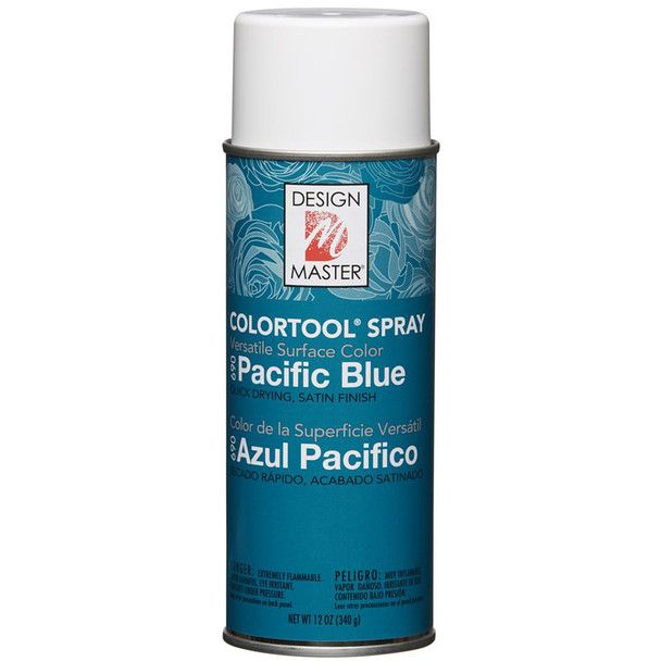 Pacific Blue Floral Spray paint