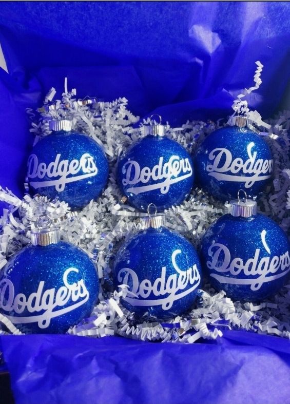 Los Angeles Dodgers Christmas Ornaments