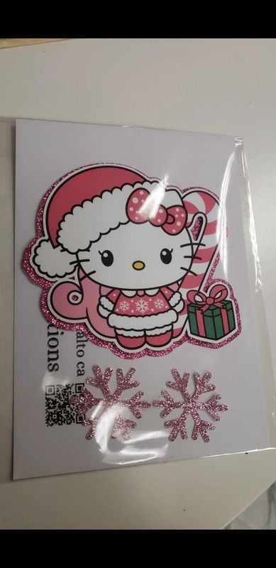 Hello Kitty Christmas present topper