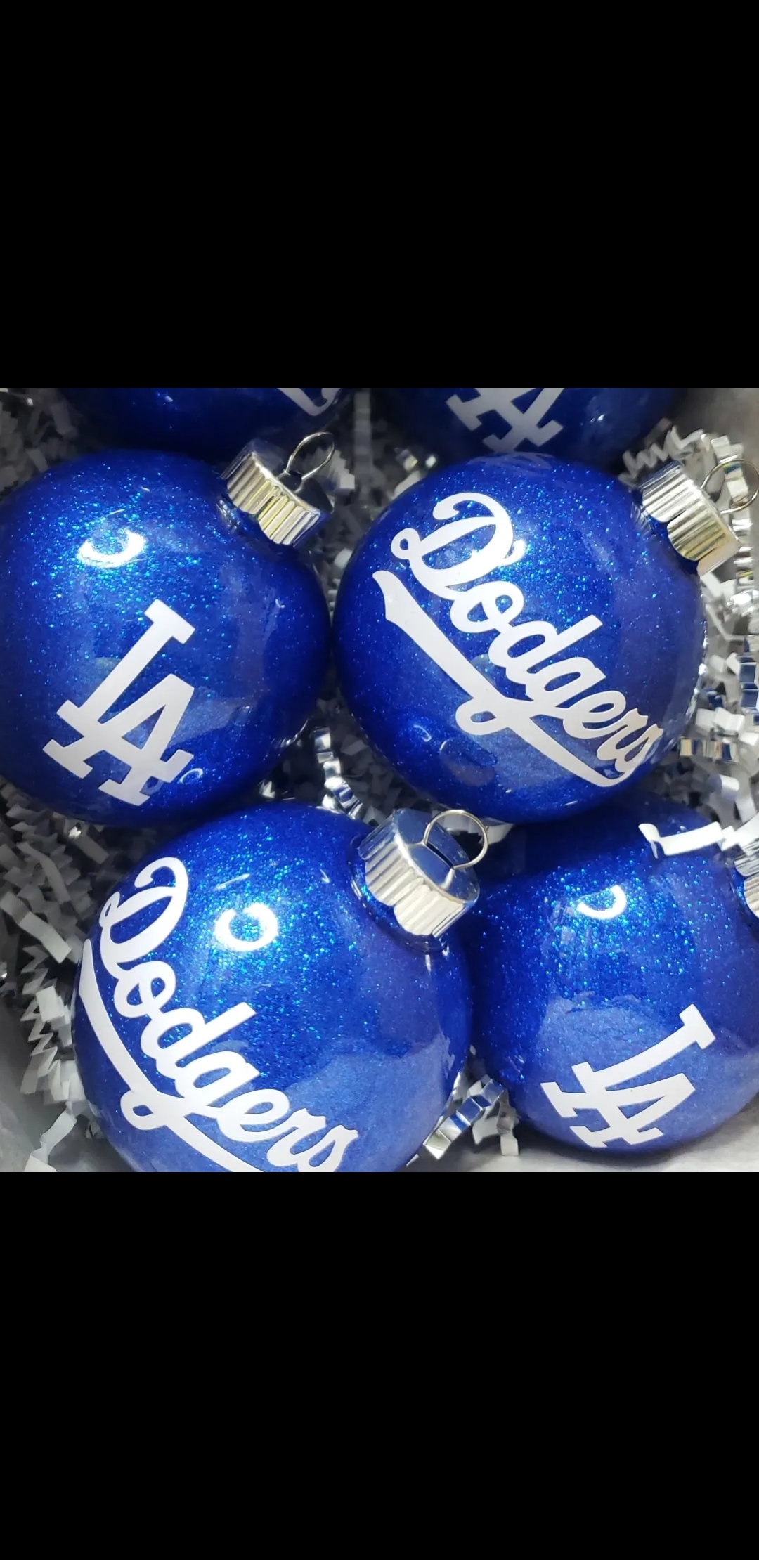 Los Angeles Dodgers Christmas Ornaments