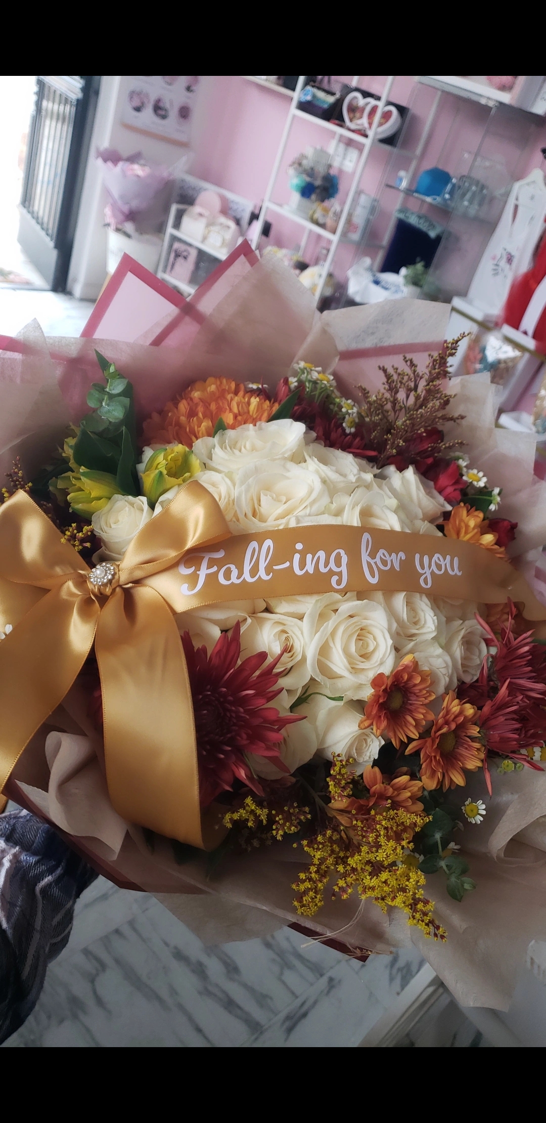 Falling for you fall bouquet