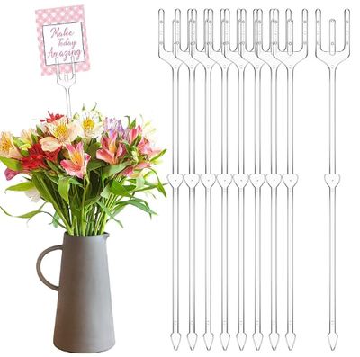 Floral card holder sticks