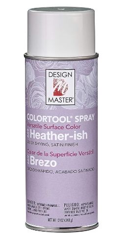 Heather-ish Floral Spray paint