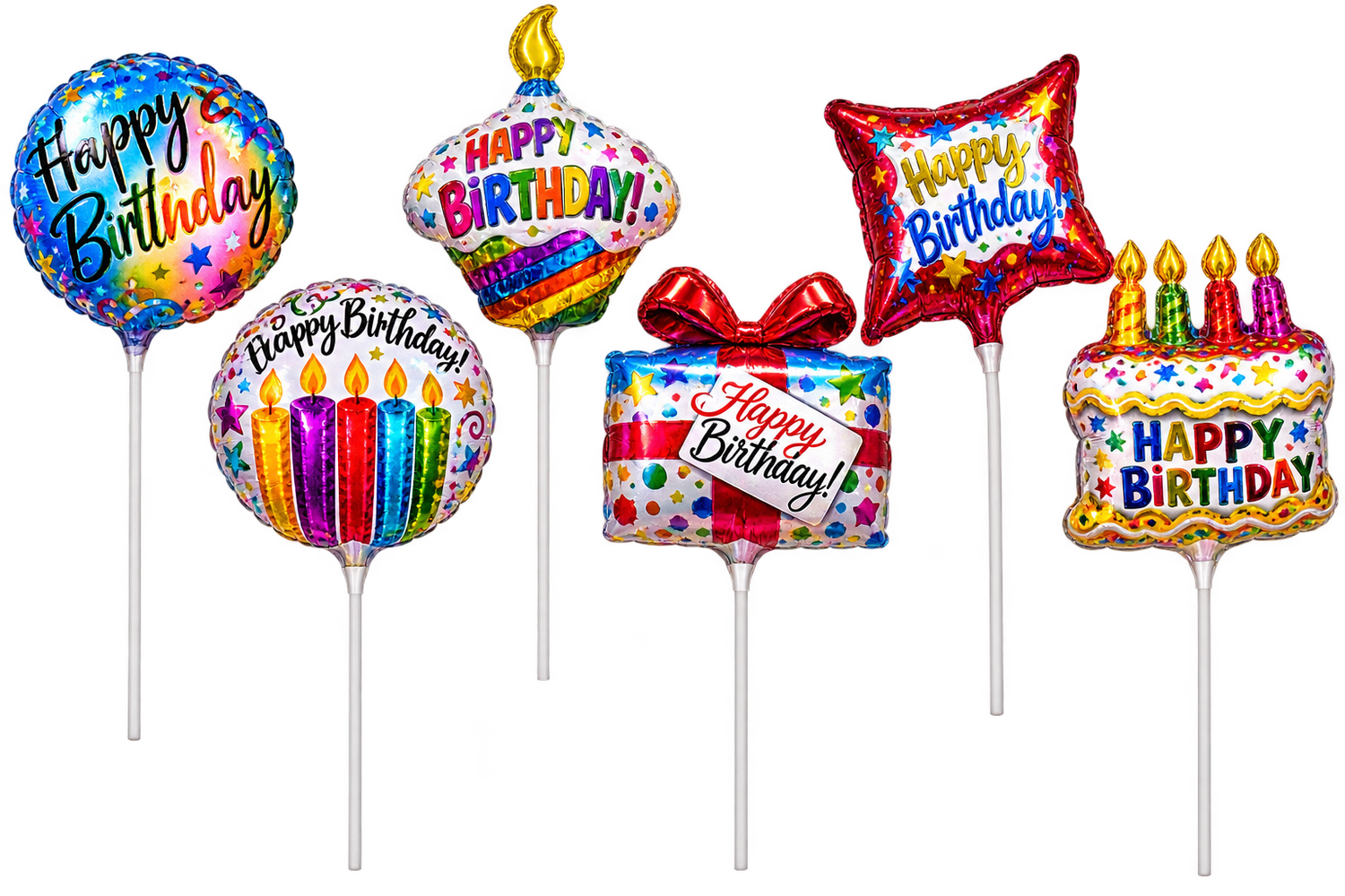 Happy Birthday Stick balloon