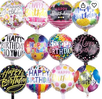 Happy Birthday Helium balloon