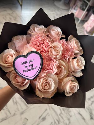 Rose and carnation bouquet