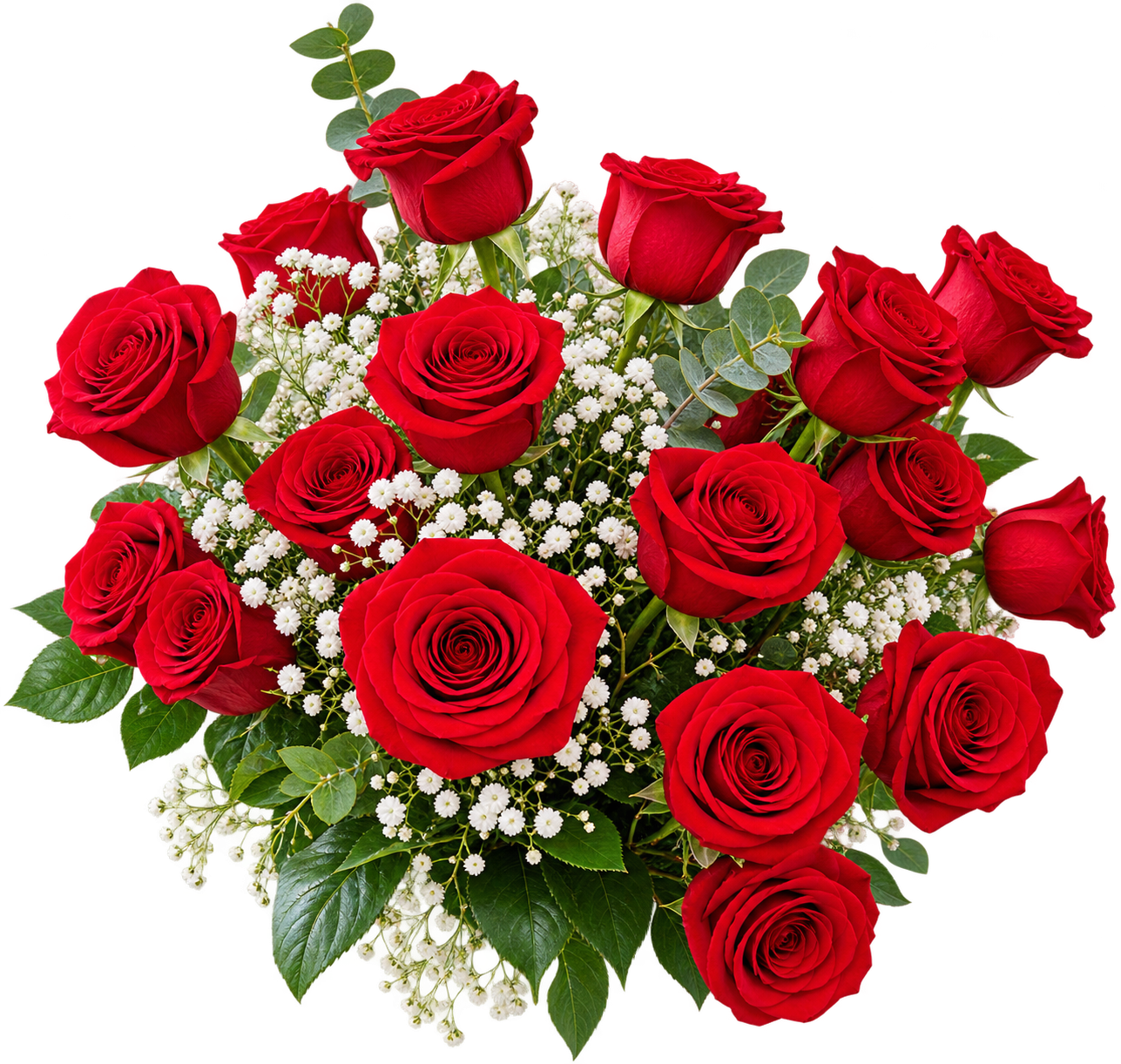 2 dozen rose vase