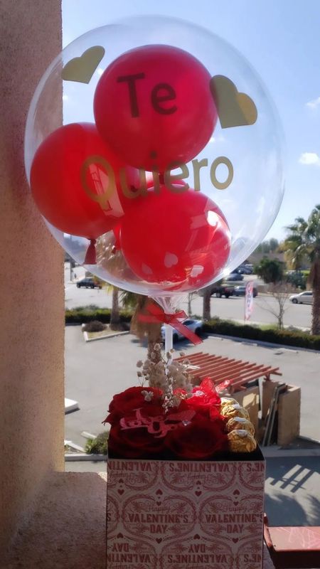 Rose and chocolate box