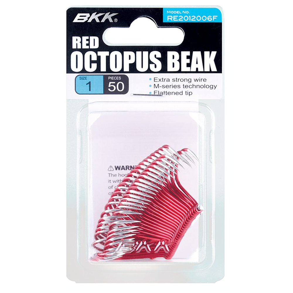 BKK RED OCTOPUS BEAK 50PCE
