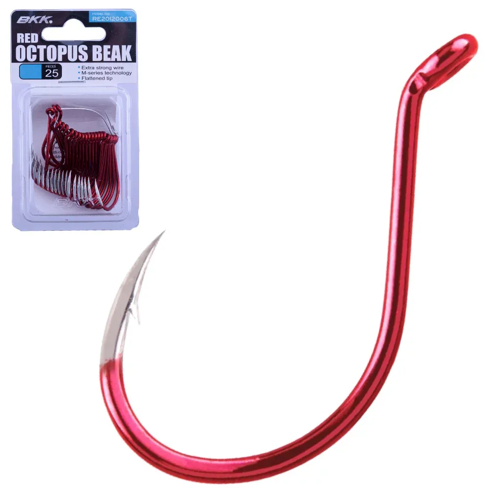 BKK RED OCTOPUS BEAK BULK 25PCE