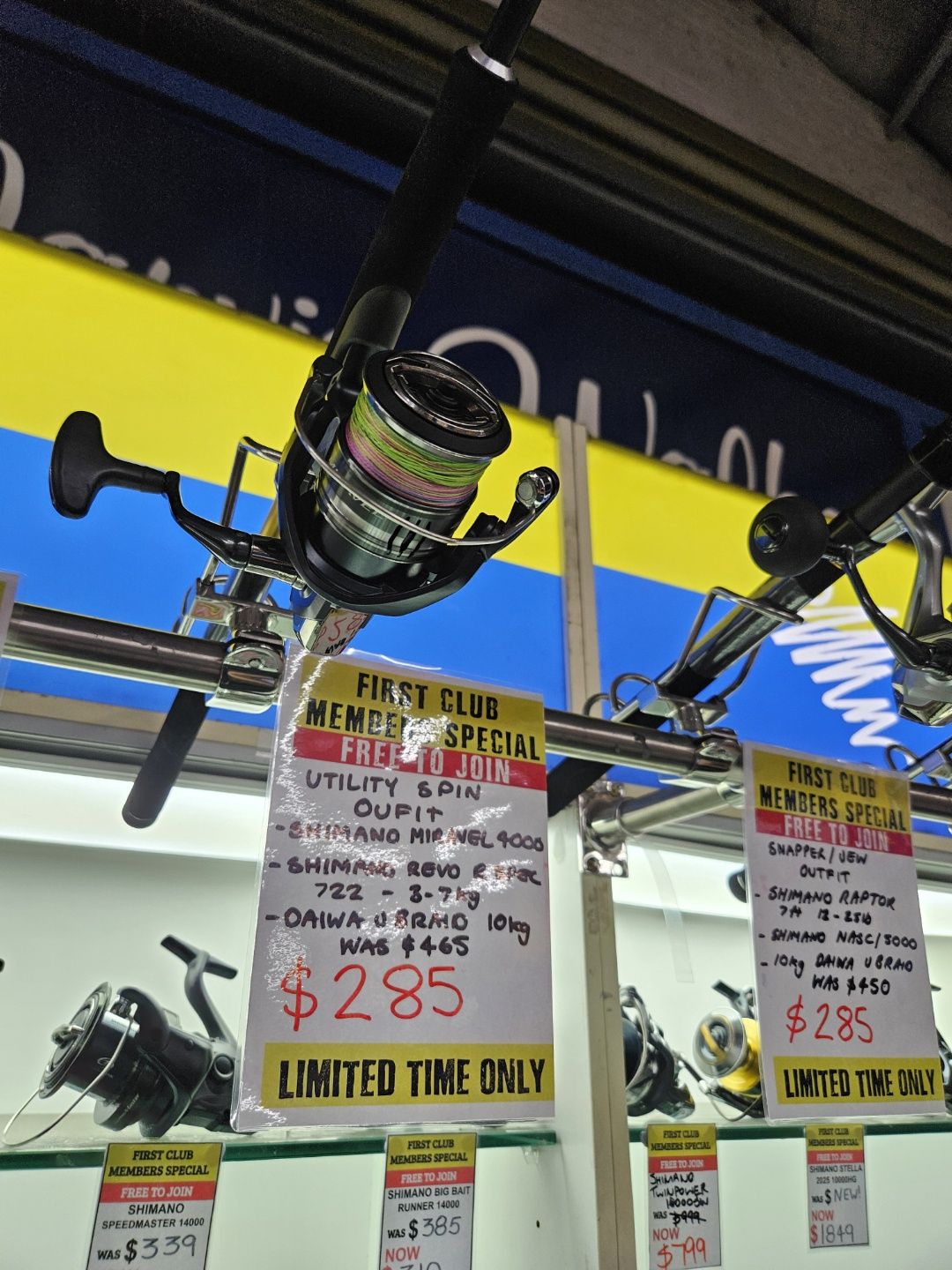 Clearance Outfits SALE, Style: Shimano Revo + Miravel 4000